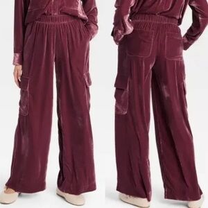 Brand new target velvet cargo pants